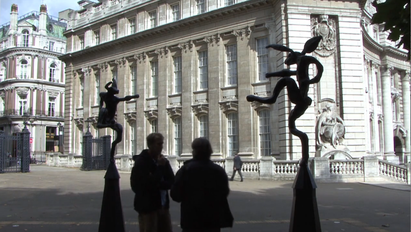 Large Mirror Nijinski, 1992, London, UK installation shot